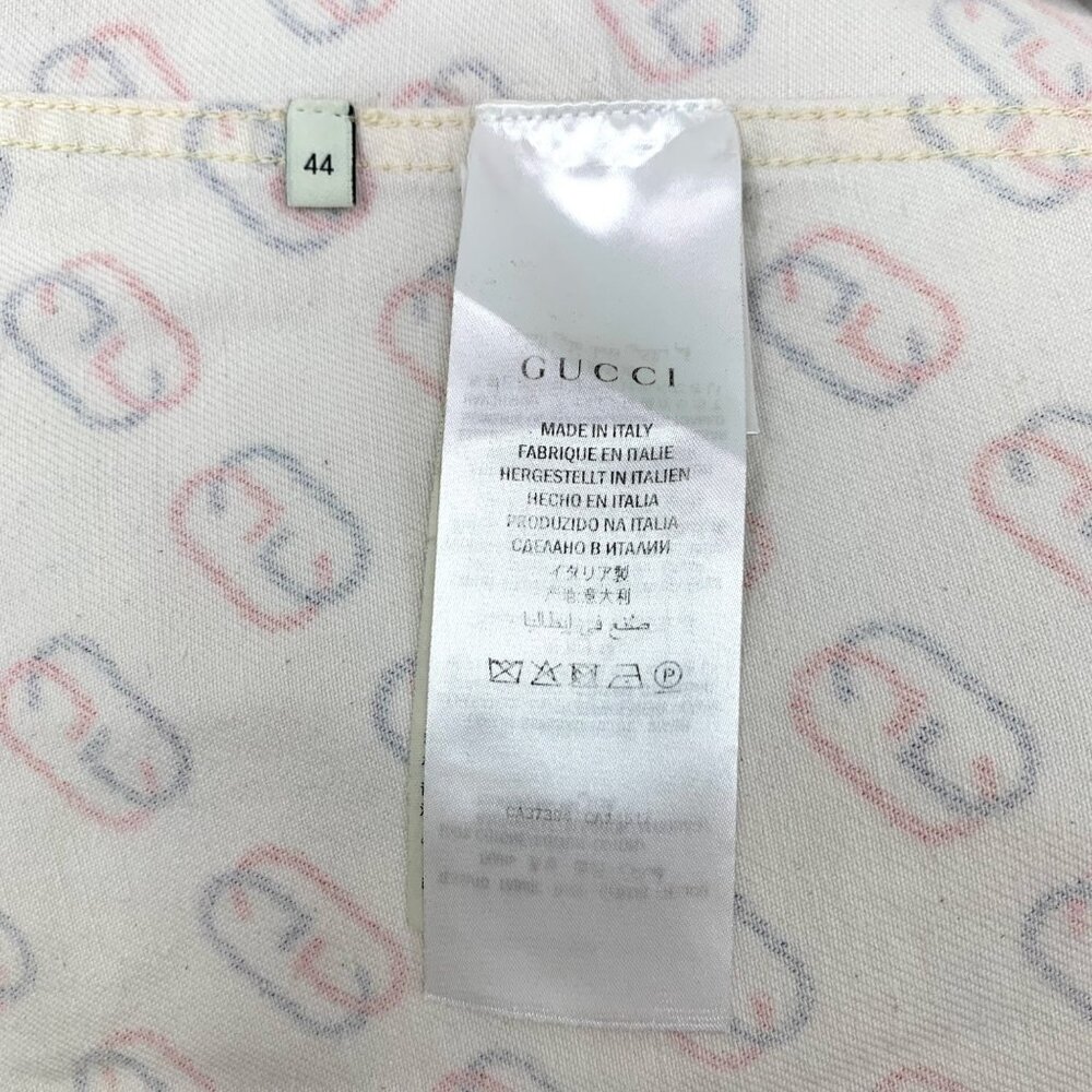 Gucci Color-Block Stripe Logo Print Full-Print Co… - image 6